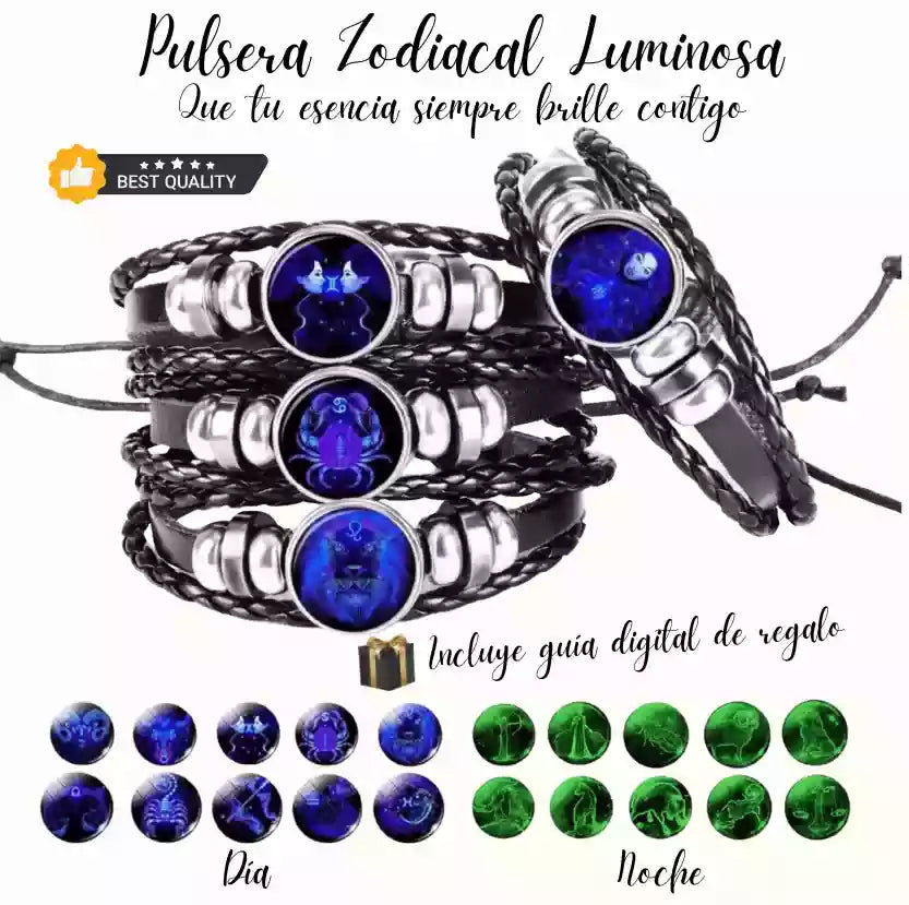PULSERAS ZODIACALES LUMINOSAS- TU SIGNO, TU LUZ